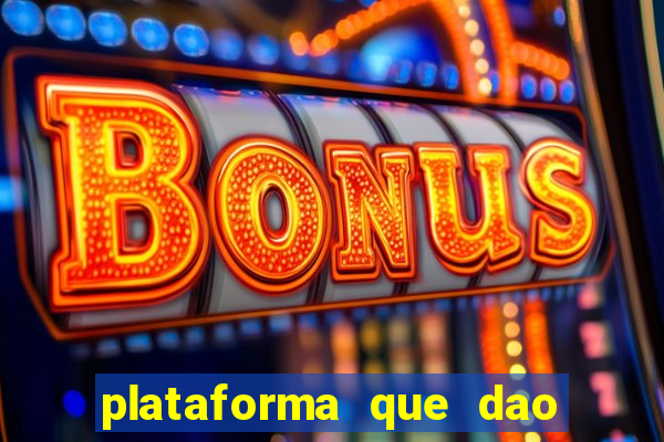 plataforma que dao bonus no cadastro